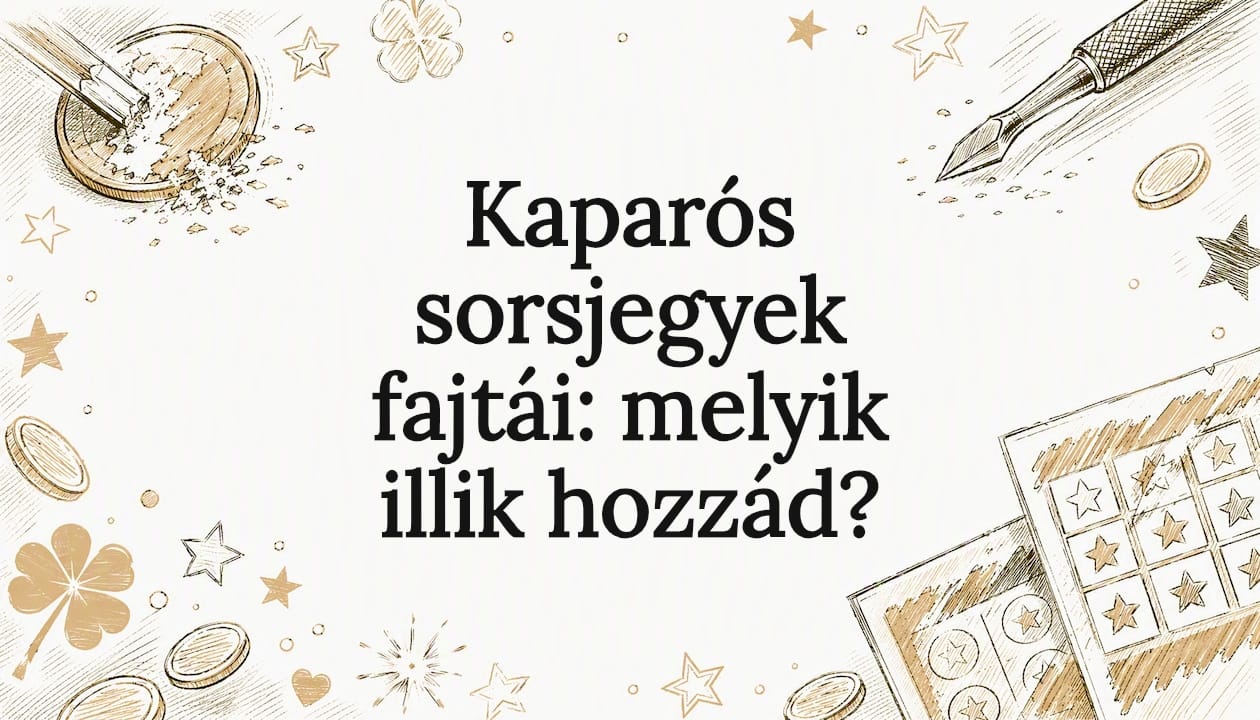 Kaparós sorsjegyek fajtái: melyik illik hozzád?
