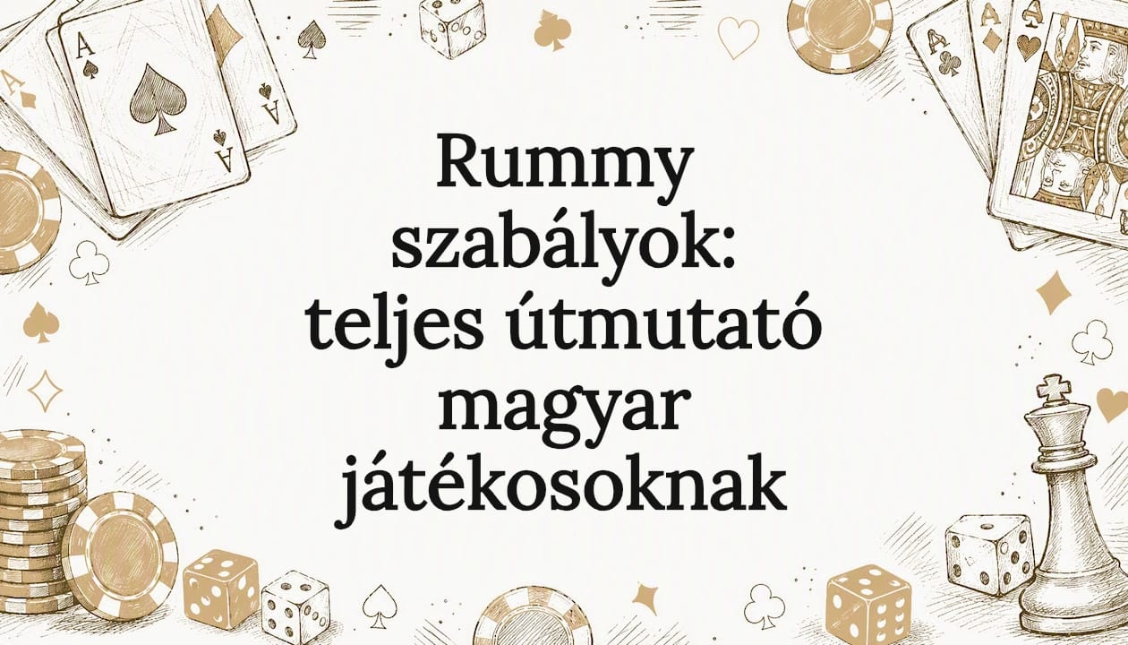 Rummy szabályok: teljes útmutató magyar játékosoknak