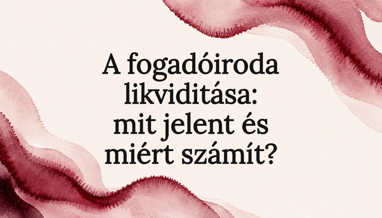 A fogadóiroda likviditása: mit jelent és miért számít?