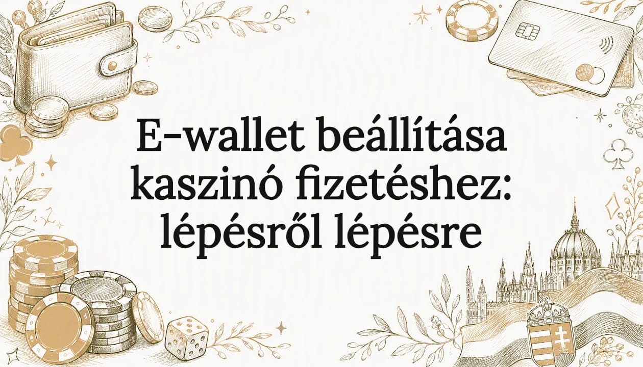E-wallet beállítása kaszinó fizetéshez: lépésről lépésre