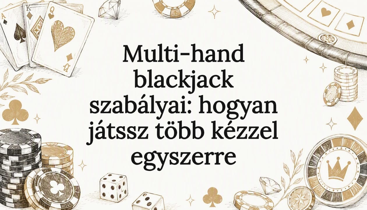 Multi‑hand blackjack szabályai: hogyan játssz több kézzel egyszerre