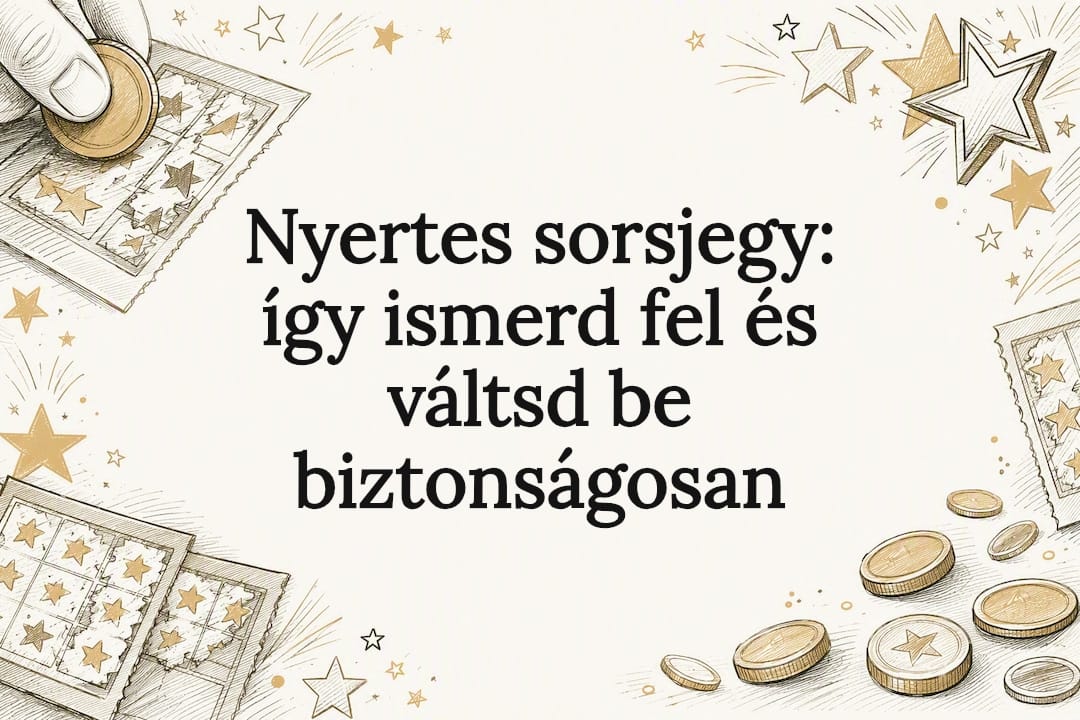 Nyertes sorsjegy: így ismerd fel és váltsd be biztonságosan