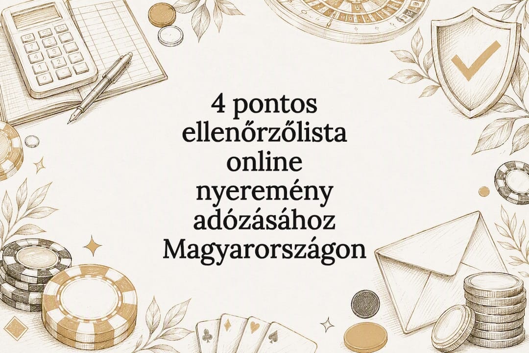4 pontos ellenőrzőlista online nyeremény adózásához Magyarországon