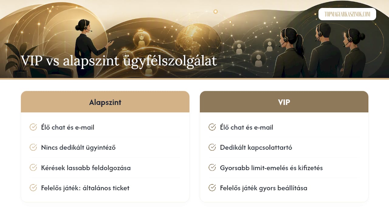 VIP-támogatás és személyre szabott ügyfélkezelés — overview diagram