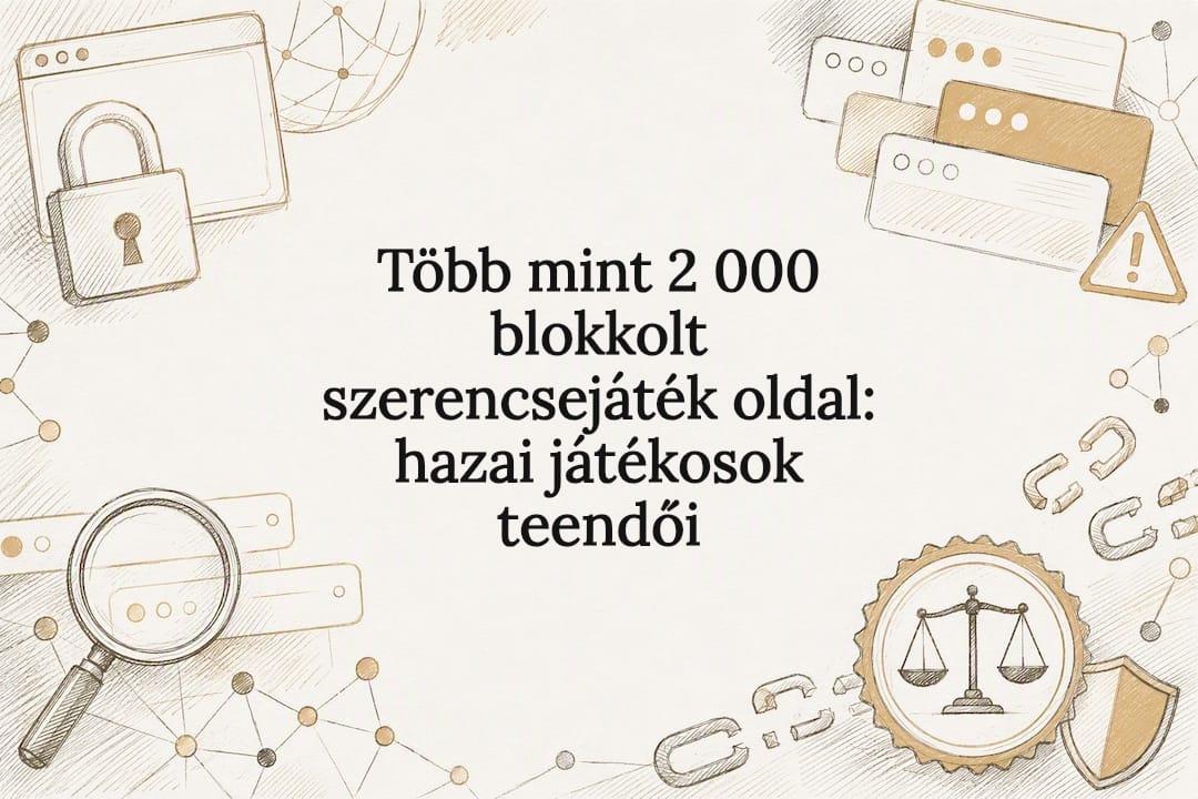 Több mint 2 000 blokkolt szerencsejáték oldal: hazai játékosok teendői