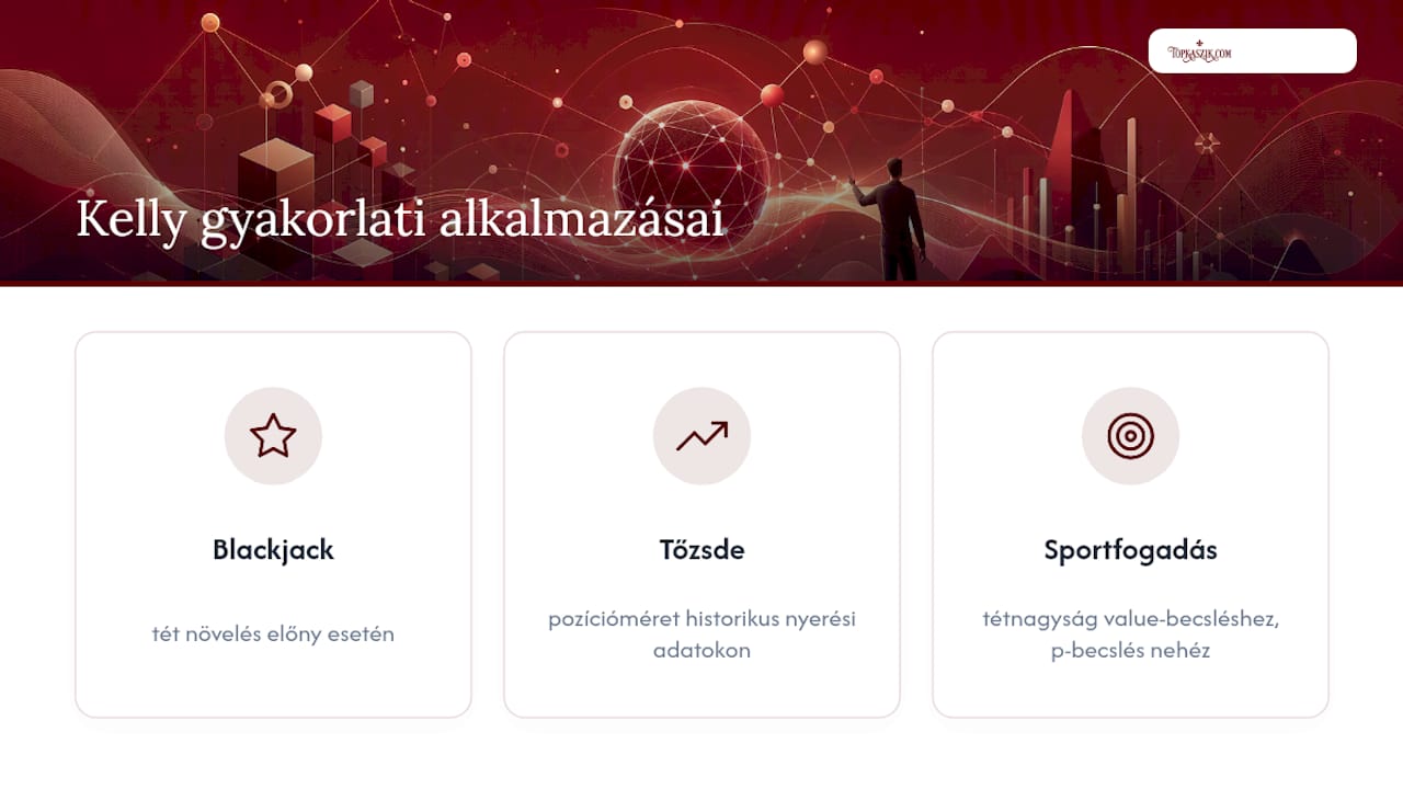 A Kelly-kritérium három gyakorlati felhasználási módja