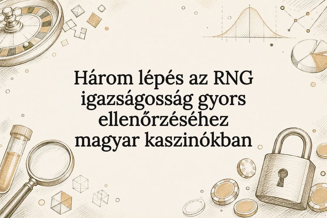 Három lépés az RNG igazságosság gyors ellenőrzéséhez magyar kaszinókban