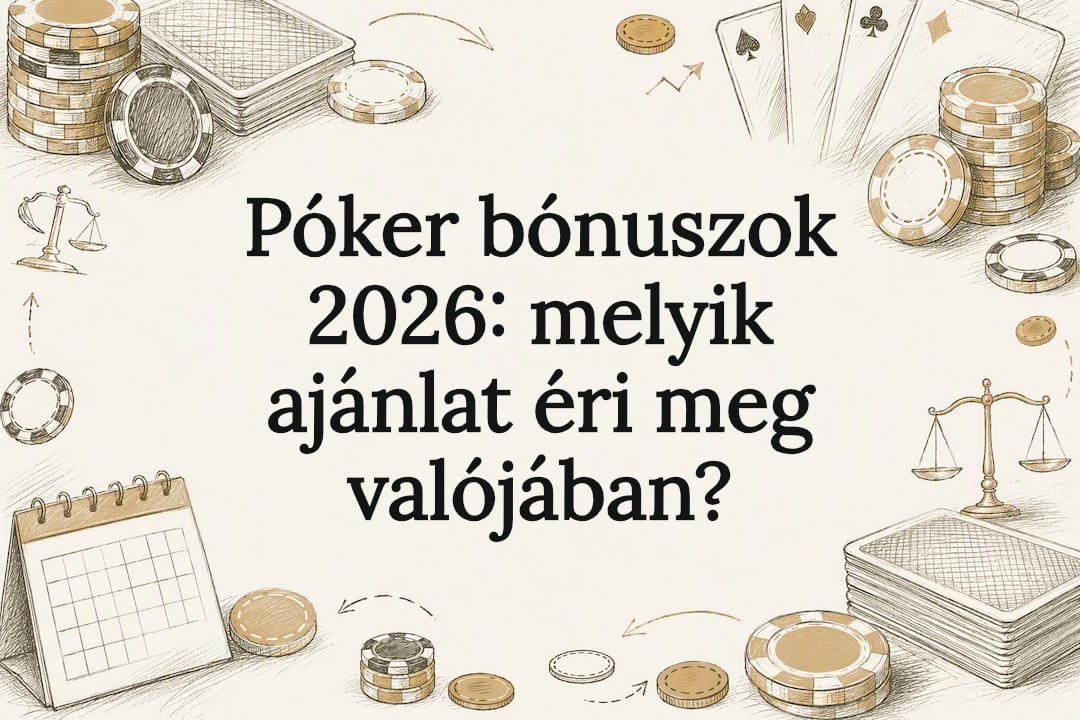 Póker bónuszok 2026: melyik ajánlat éri meg valójában?
