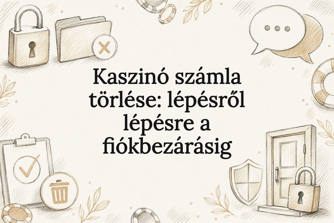 Kaszinó számla törlése: lépésről lépésre a fiókbezárásig