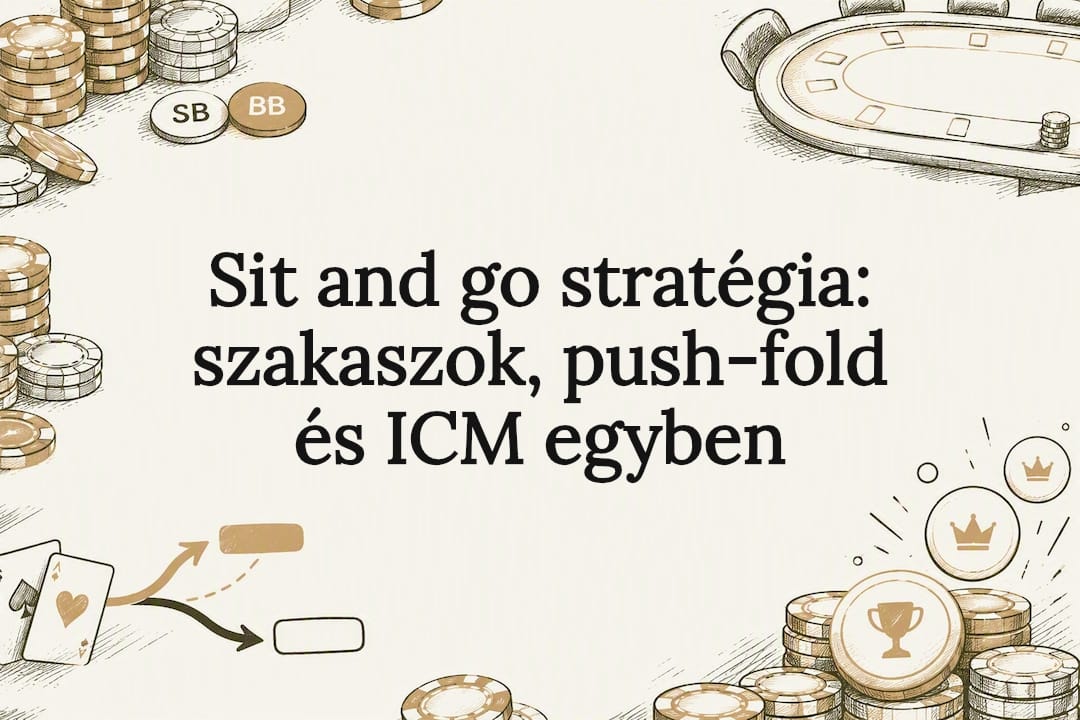 Sit and go stratégia: szakaszok, push-fold és ICM egyben