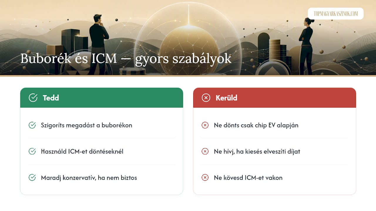 Buborék és ICM: miért nem egyenlő a zseton a dollárral — overview diagram
