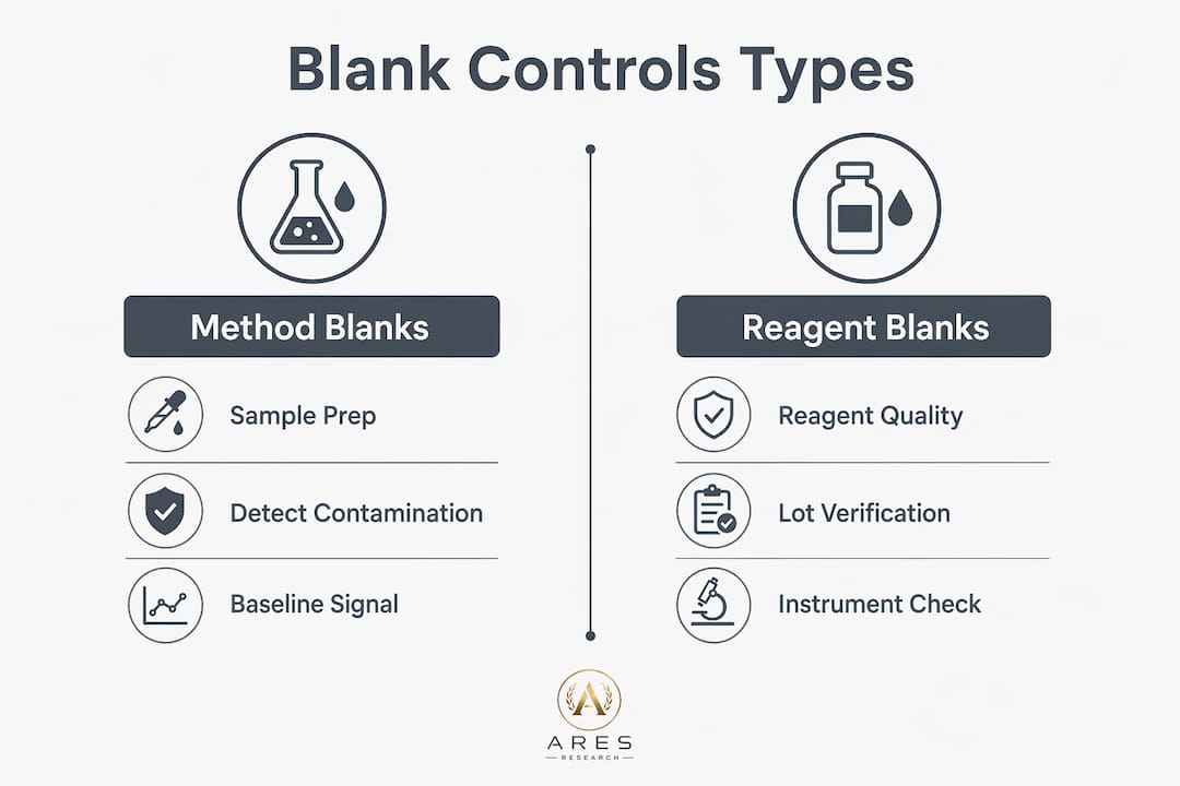 Infographic comparing types of blank controls