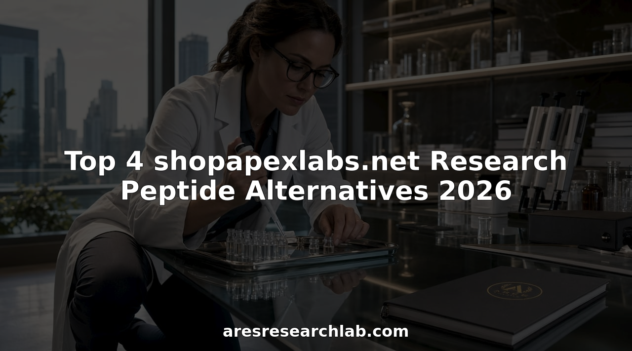 Top 4 shopapexlabs.net Research Peptide Alternatives 2026