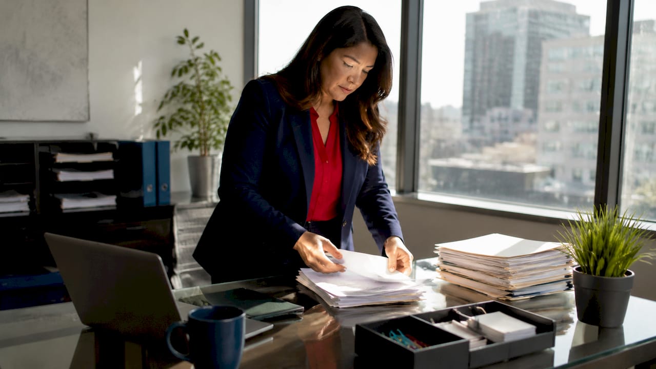 HR hands handling IRS Form 668-W paperwork