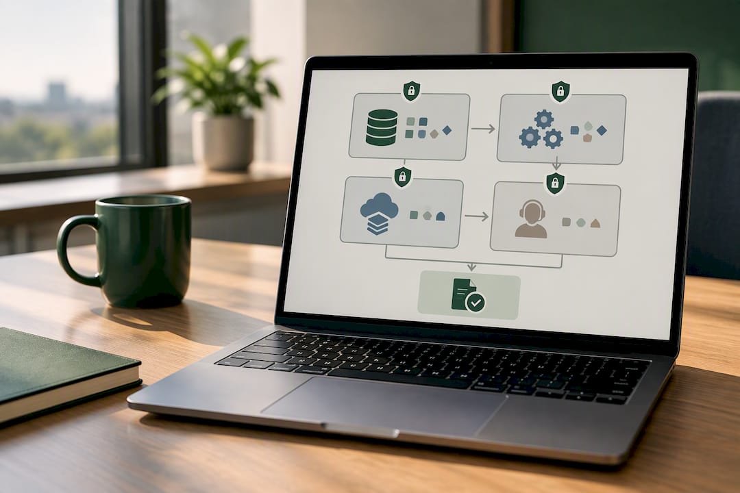 Illustrated framework for verifying data residency