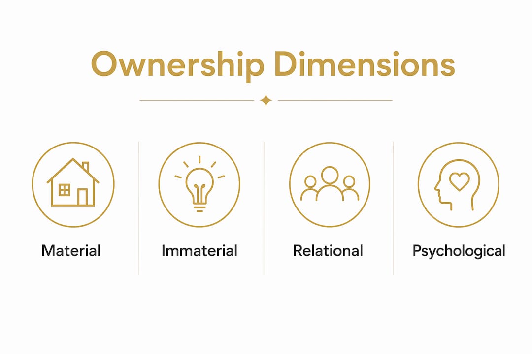 Infographic illustrating co-creation ownership types