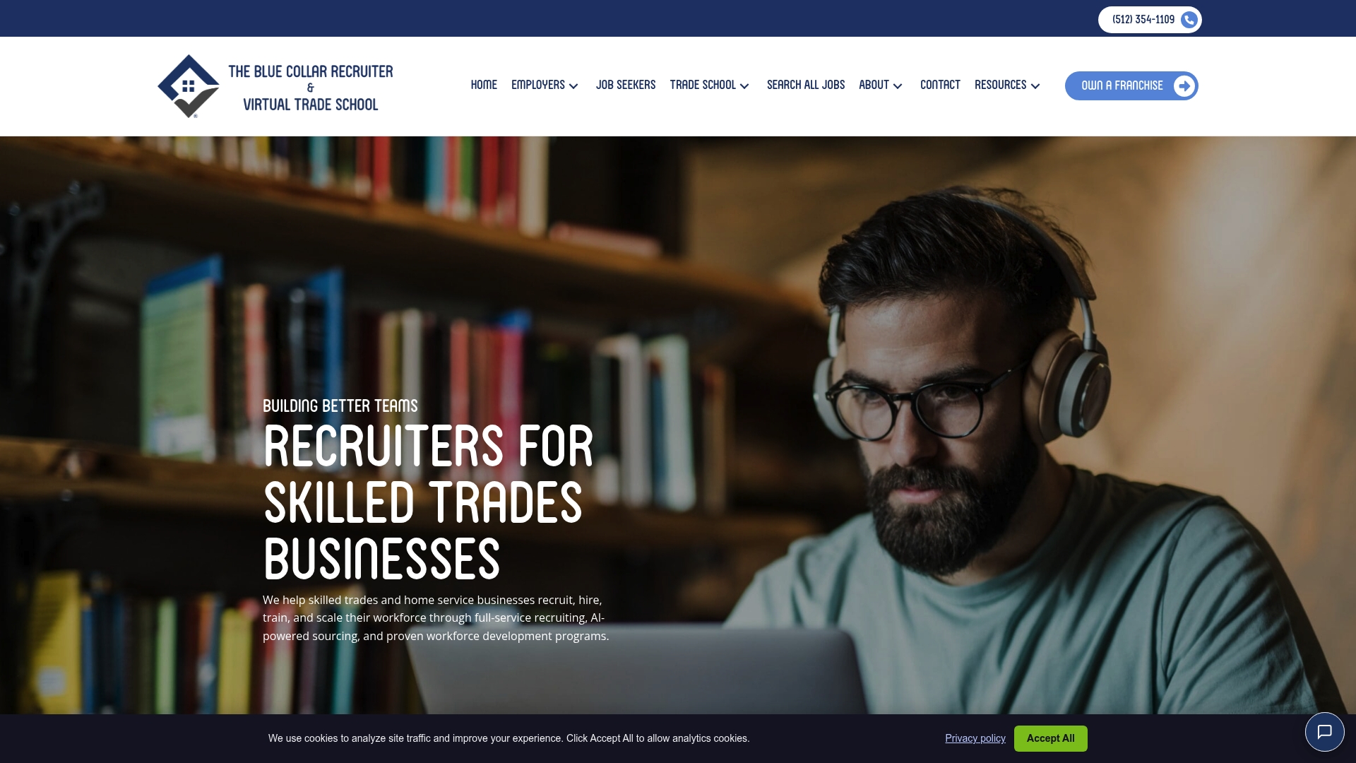 https://thebluecollarrecruiter.com