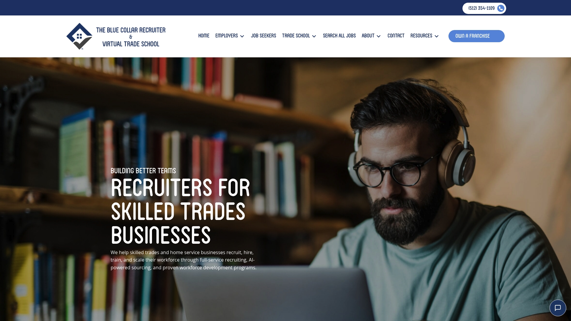 https://thebluecollarrecruiter.com