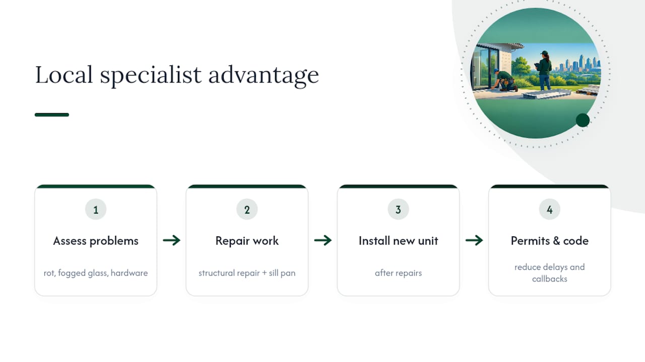 Why a Local Specialist Handles Conversions Better — overview diagram