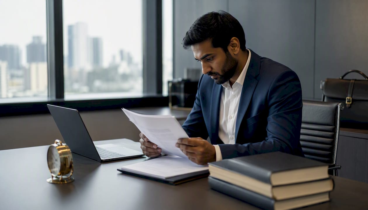 Hands typing on laptop investigating crypto fraud