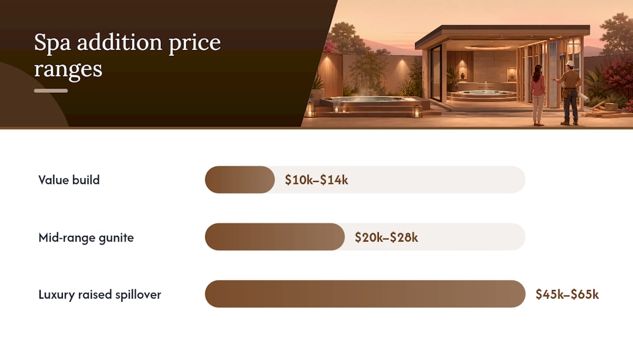 What Do Real Spa Addition Budgets Look Like? — overview diagram