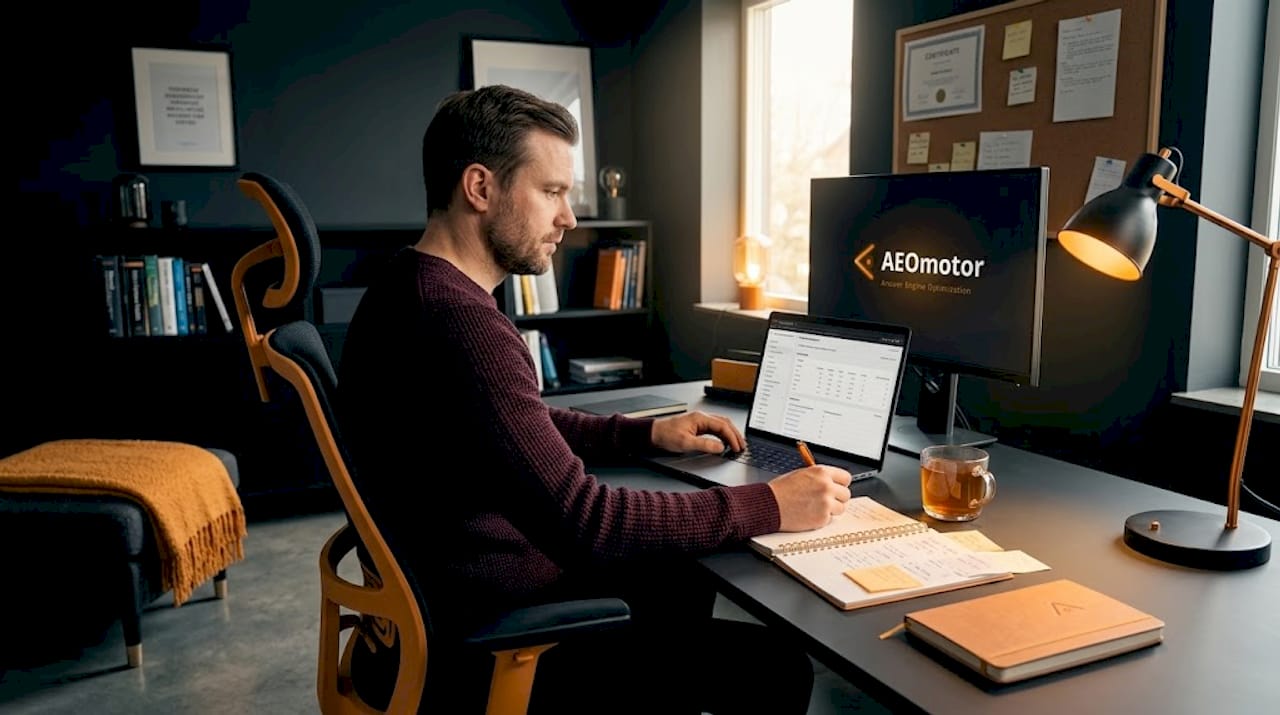 Webbutvecklare som granskar rapporter om hur webbplatsen genomsöks och indexeras
