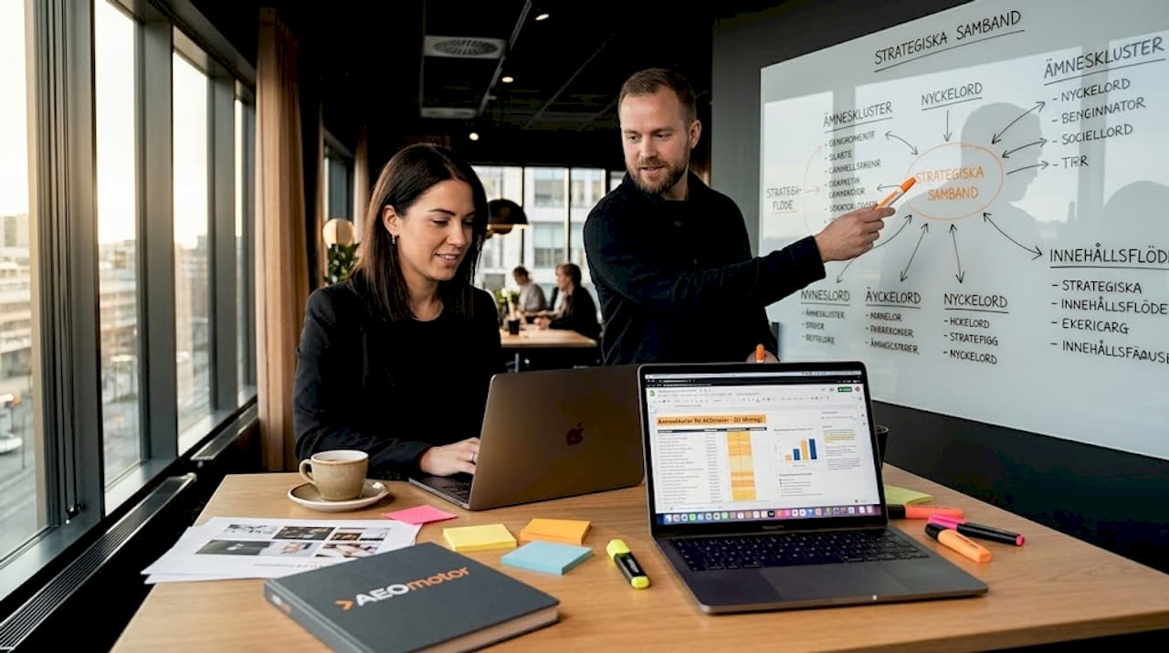 Strategiska experter som tillsammans kartlägger och diskuterar olika ämnesområden.