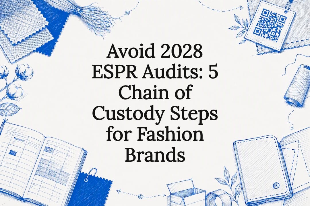 Decorative fashion traceability title card
