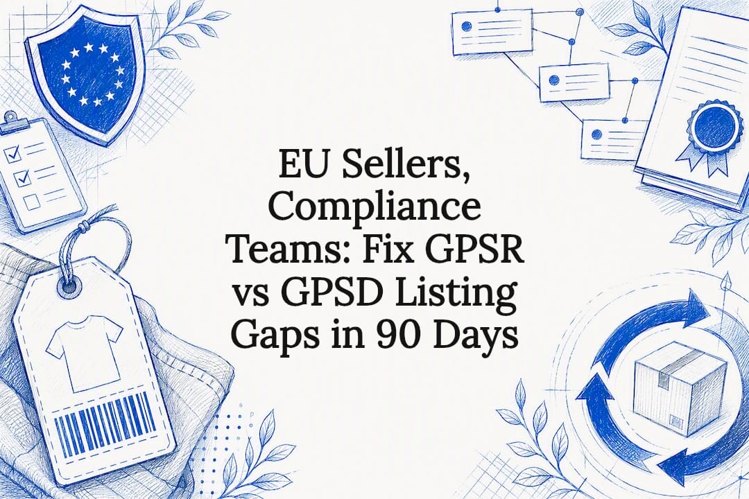 Decorative GPSR compliance title card