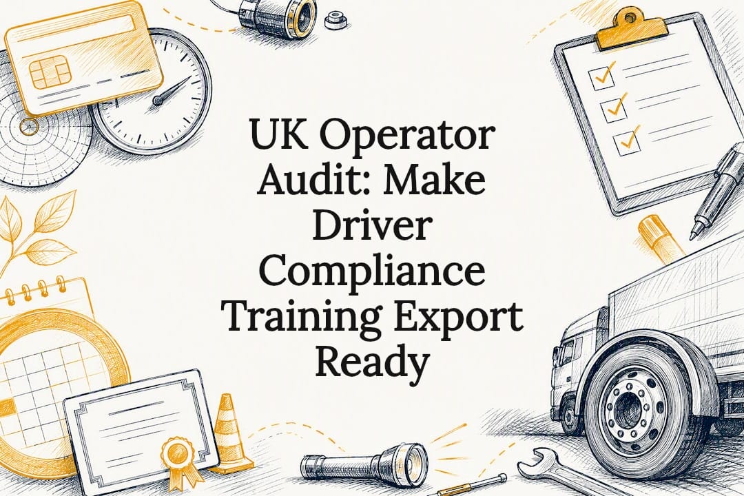 UK Operator Audit: Make Driver Compliance Training Export Ready