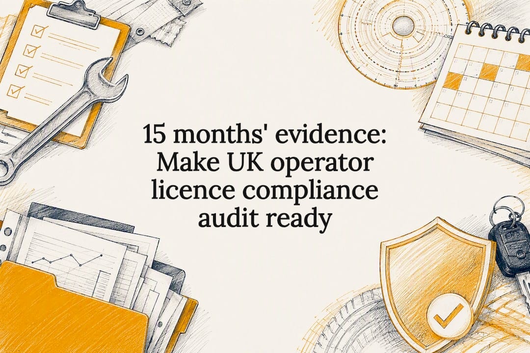 15 months' evidence: Make UK operator licence compliance audit ready