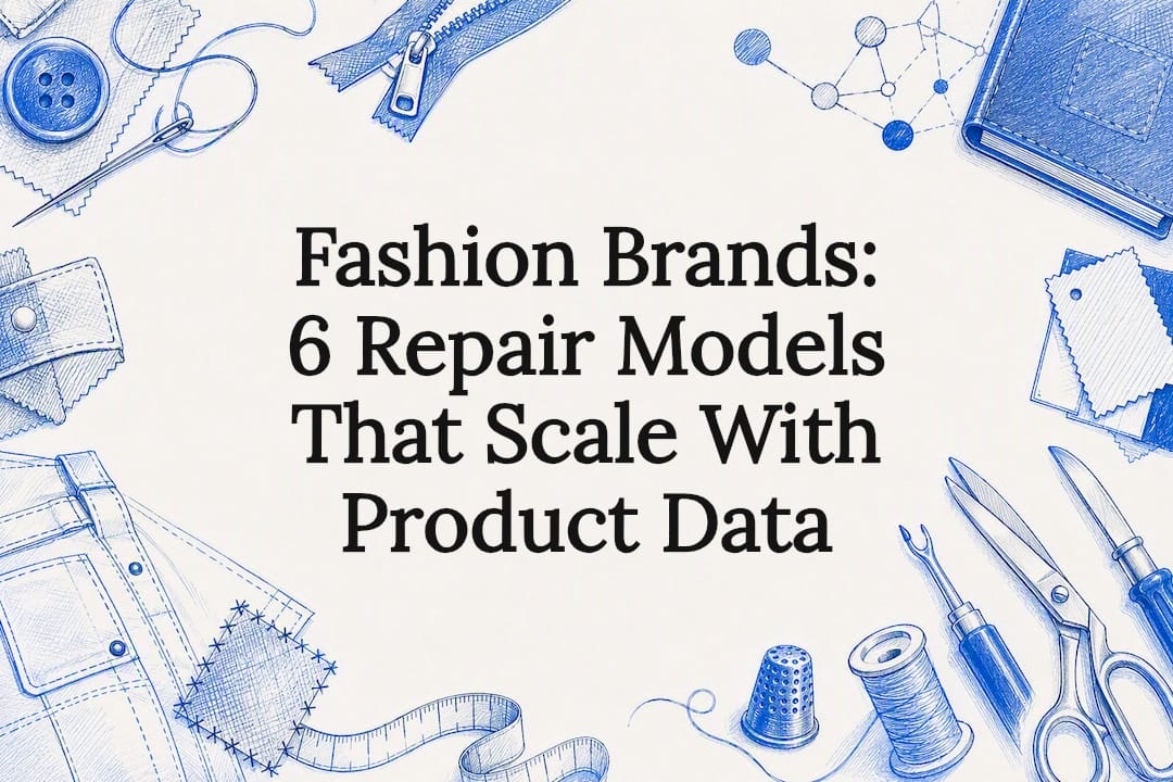 Decorative repair and product data title card