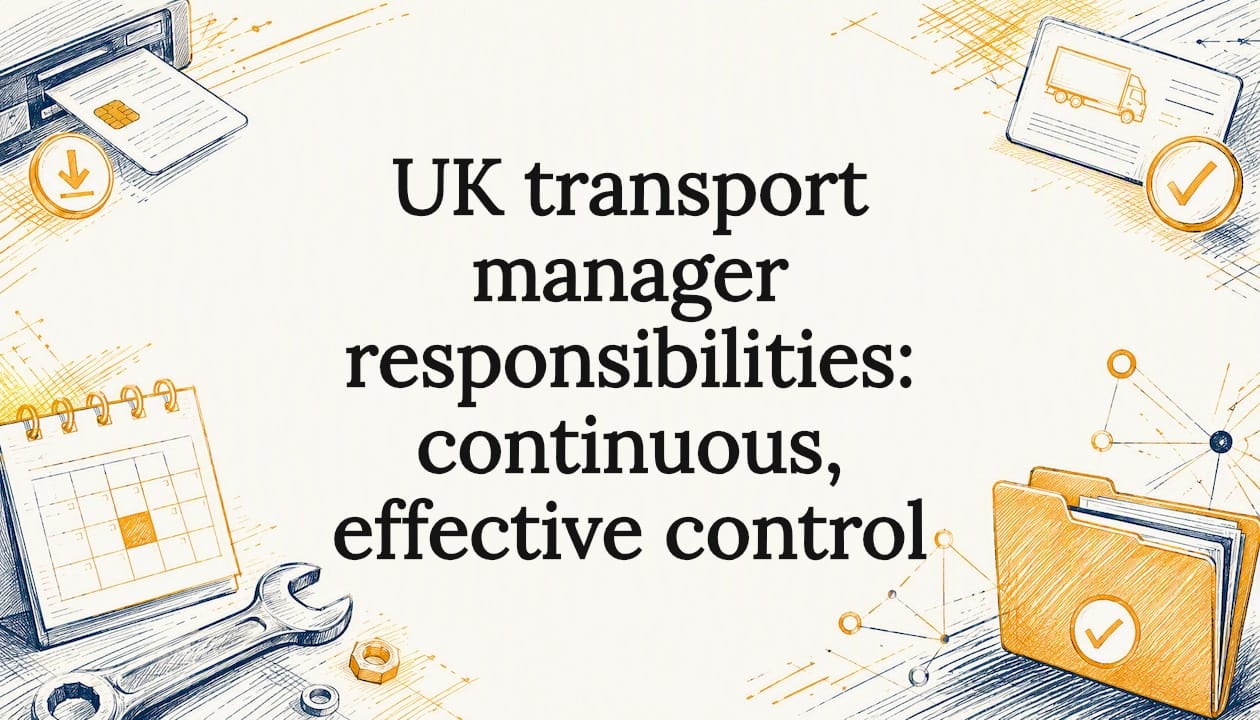 Decorative transport compliance title card