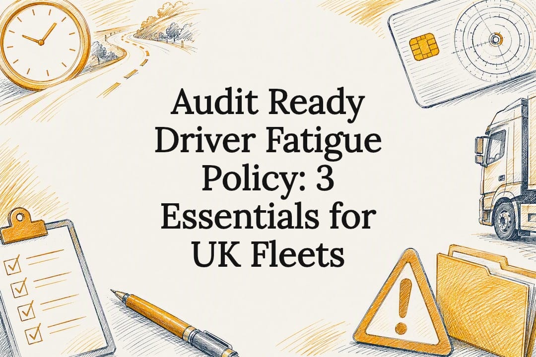 Audit Ready Driver Fatigue Policy: 3 Essentials for UK Fleets