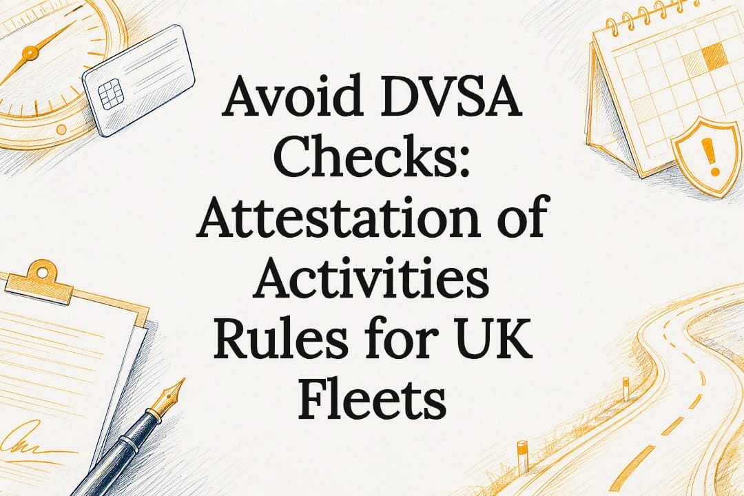 Avoid DVSA Checks: Attestation of Activities Rules for UK Fleets