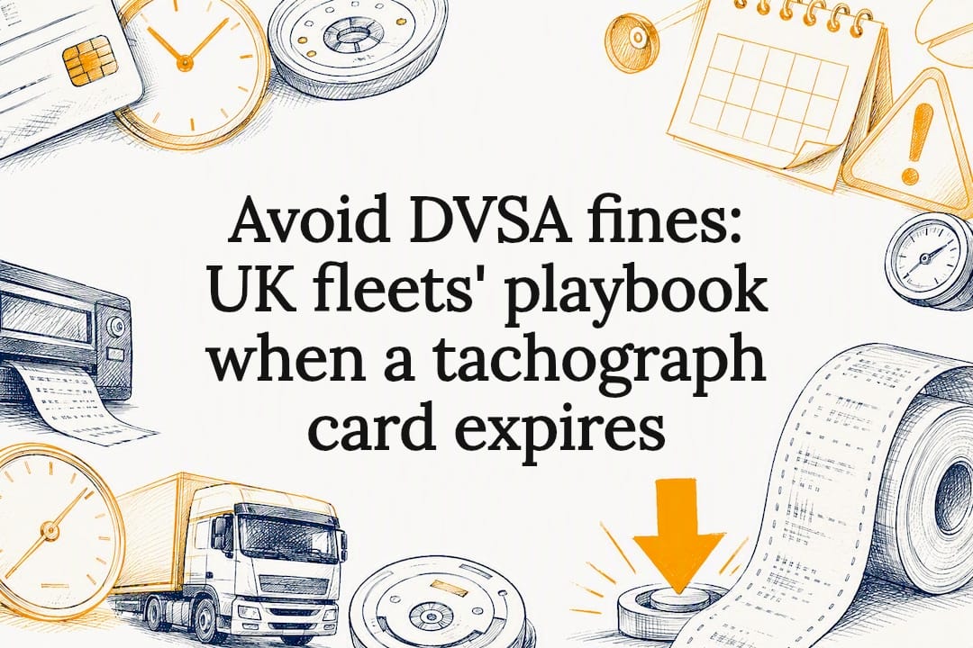 Avoid DVSA fines: UK fleets' playbook when a tachograph card expires