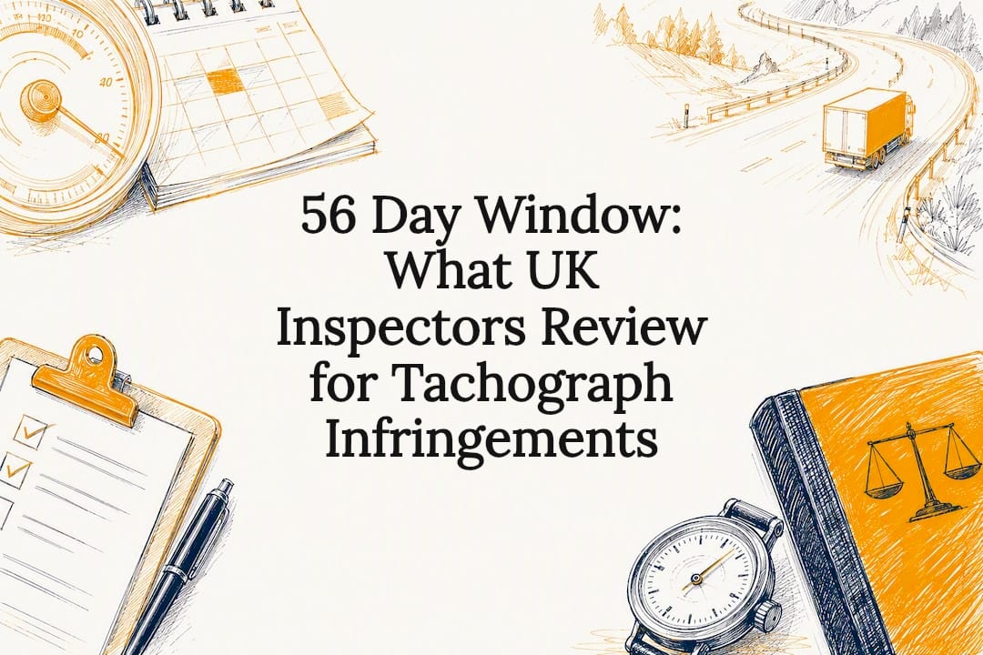 56 Day Window: What UK Inspectors Review for Tachograph Infringements
