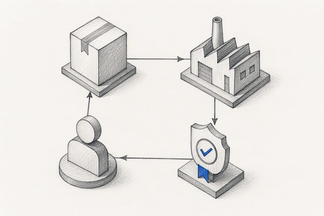 Linked product transparency graph