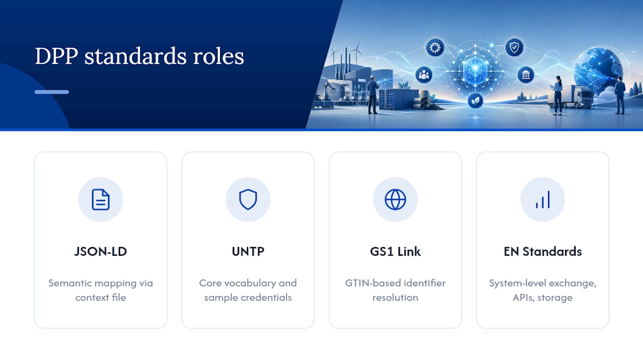 Four DPP standards and their roles