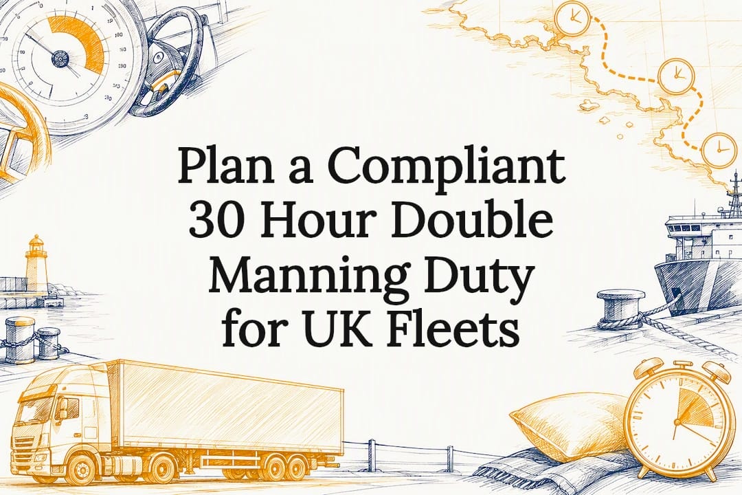 Double manning compliance title card