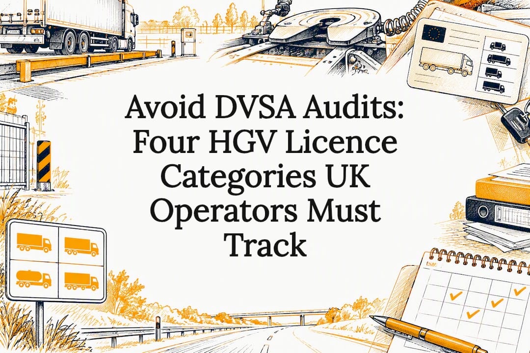 Avoid DVSA Audits: Four HGV Licence Categories UK Operators Must Track