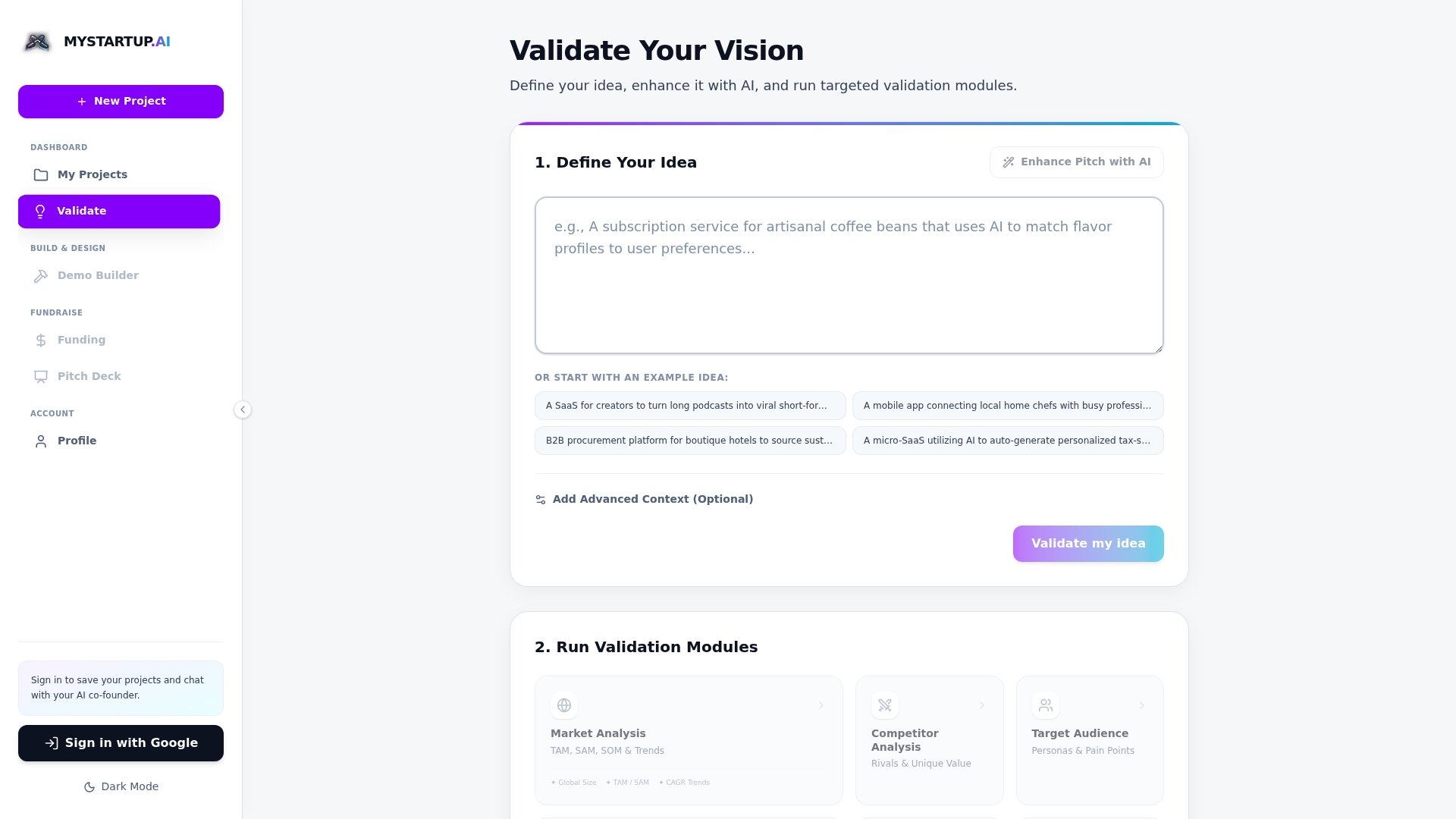 https://mystartup.ai