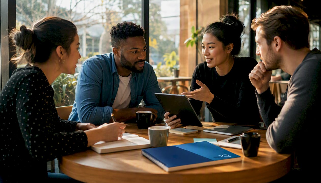 Product team discussing feedback and integration