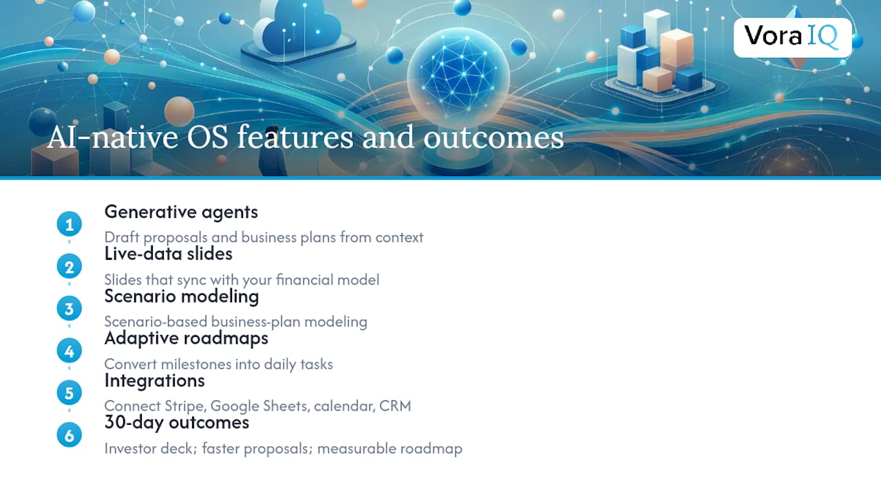 What should you expect from a true AI-native OS? — overview diagram