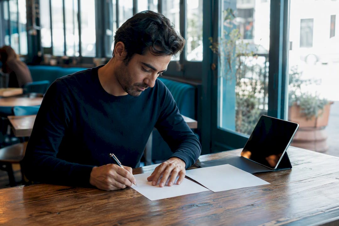 Founder drafting terms of service