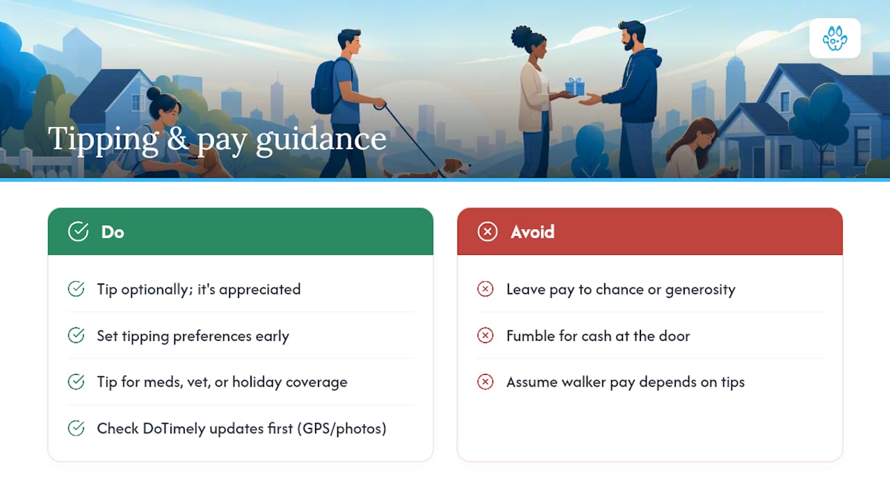 The Sparky Steps take on tips, pay, and holidays, overview diagram