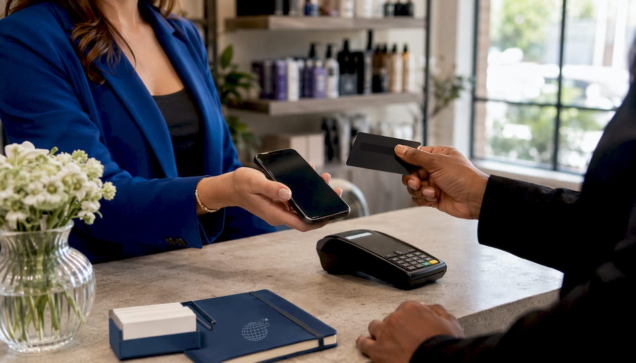 Customer enrolling in digital loyalty program