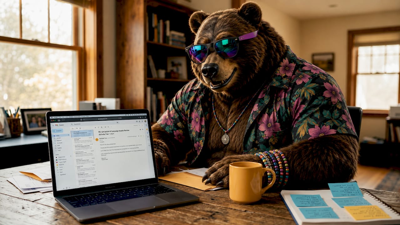 Man checking sweepstakes email domain