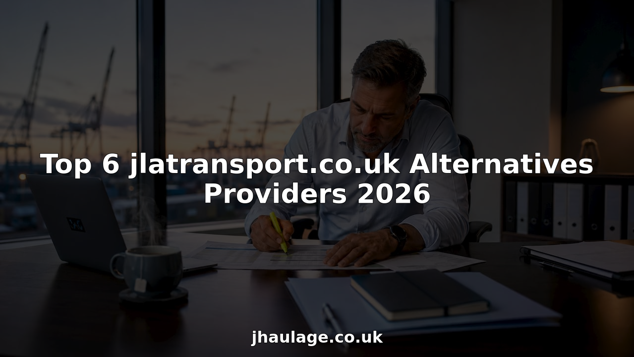 Logistics manager reviewing container haulage documents