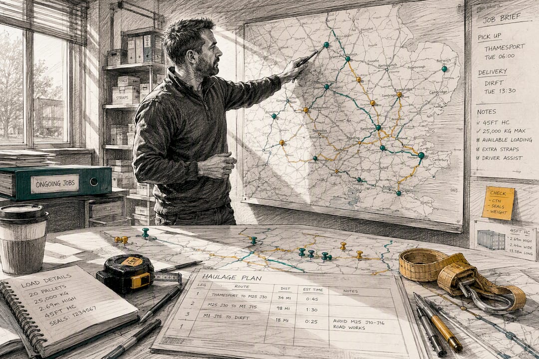 Preparing detailed haulage quote briefing tokens